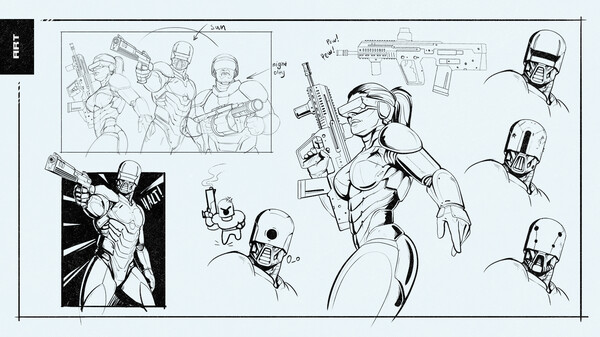 Mega City Force - Digital 80's Artbook