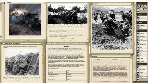 Fantasy Grounds - Weird War I Player's Guide