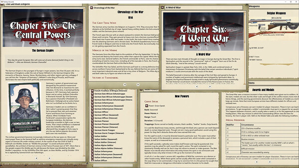 Fantasy Grounds - Weird War I Player's Guide