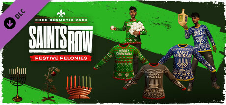 Saints Row - Festive Felonies FREE Cosmetic Pack banner image