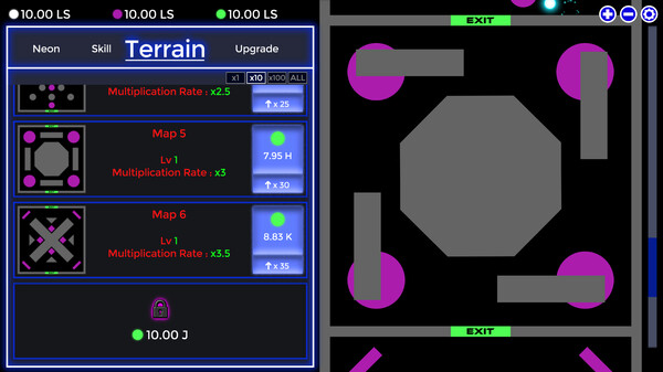 Скриншот 4 из игры Neon Idle