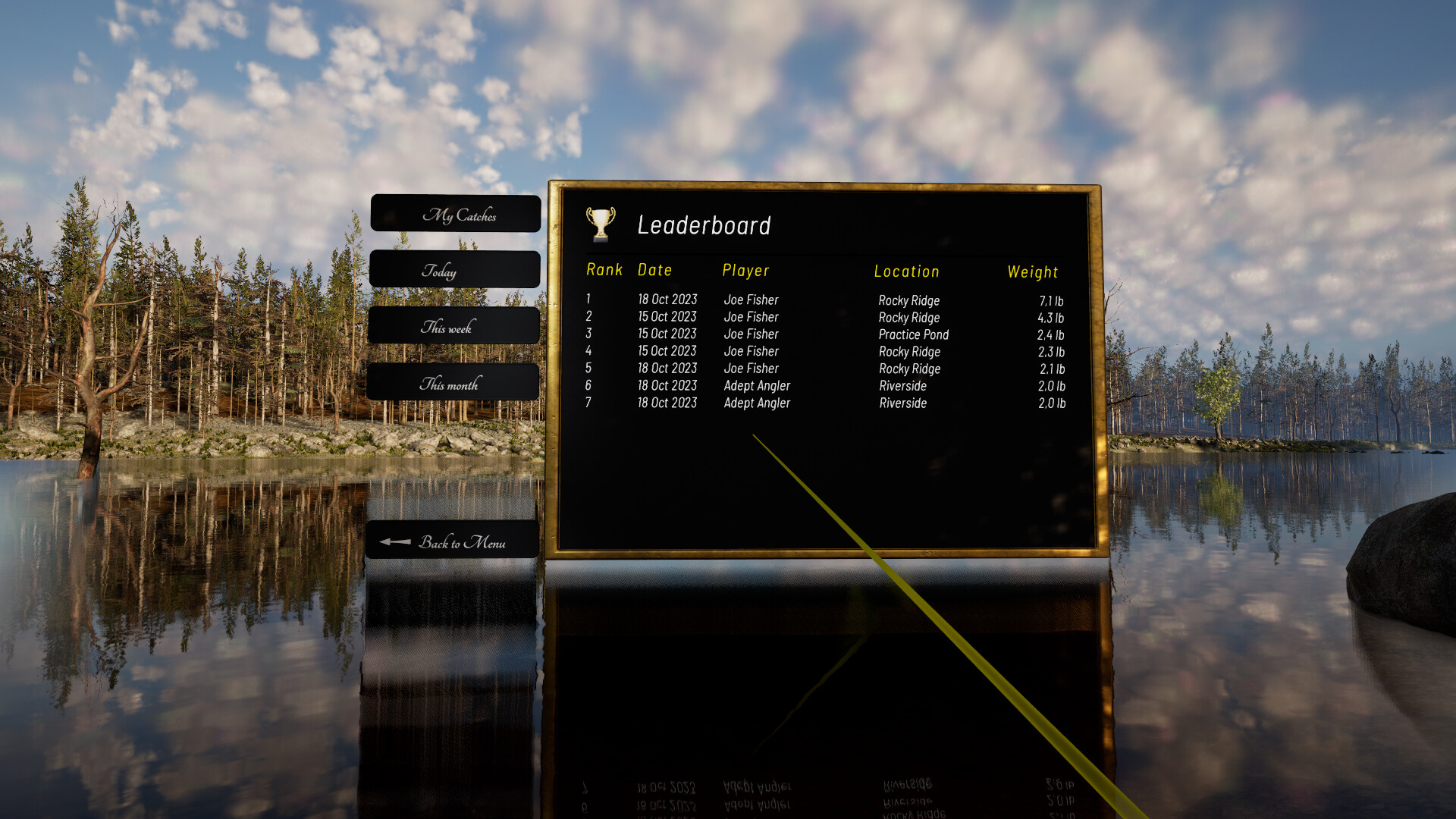 Fly Caster - VR Fly Fishing screenshot #9