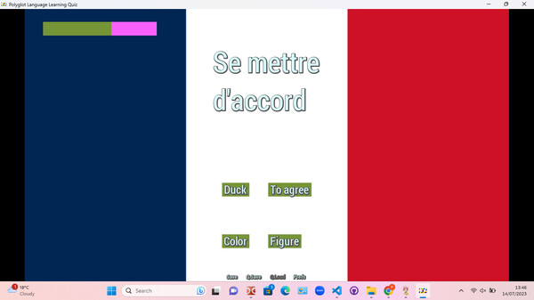 Polyglot Language Learning Quiz screenshot 1