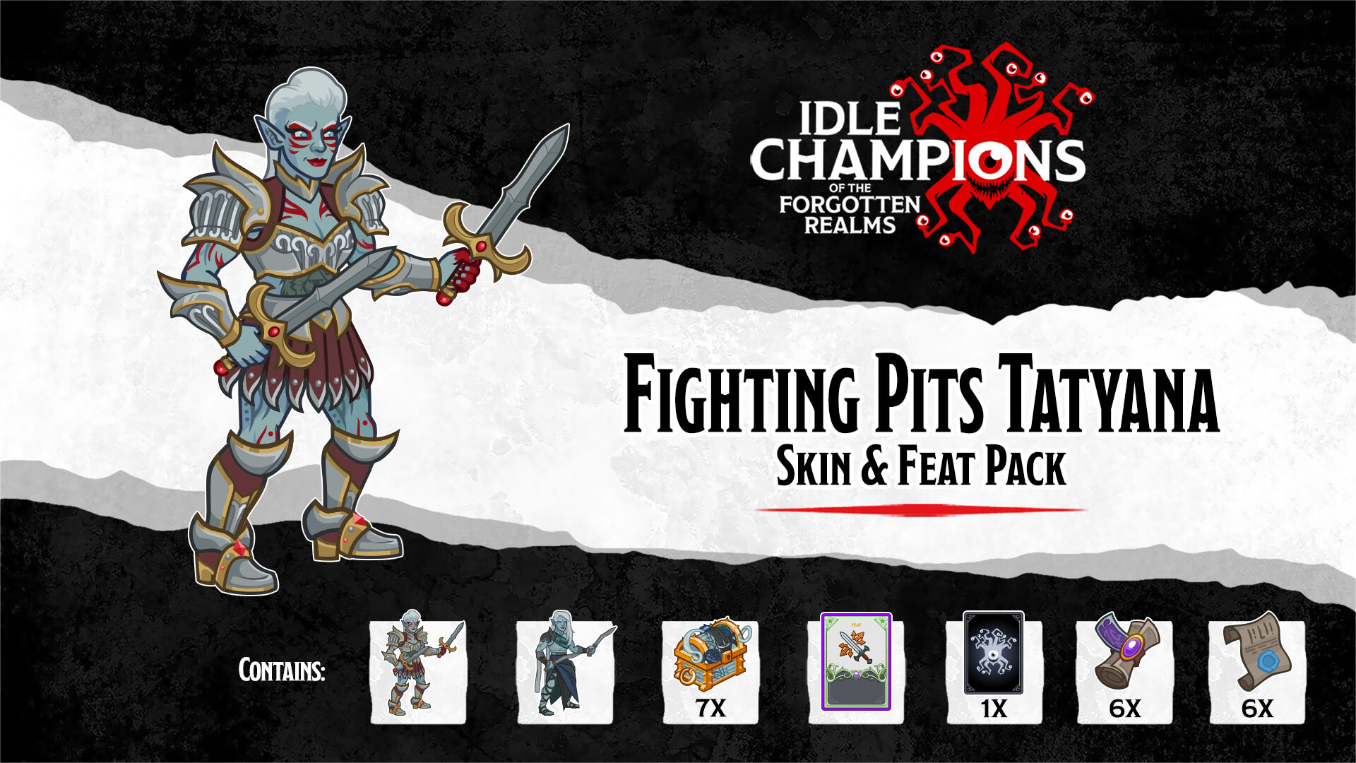 Idle Champions - Fighting Pits Tatyana Skin & Feat Pack Featured Screenshot #1