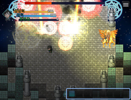 소녀는 꿈의 숲을 여행합니다..