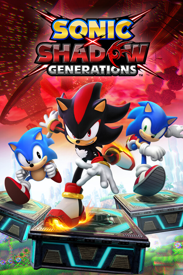 Capa de SONIC X SHADOW GENERATIONS