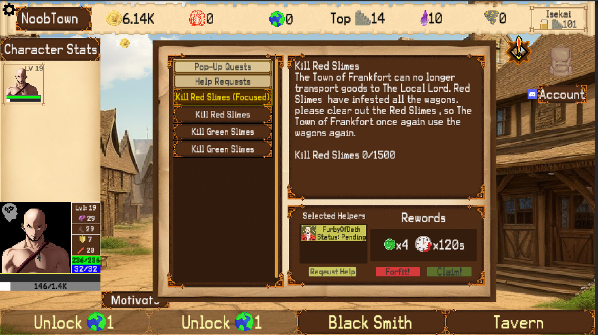 Idle Isekai - An idle RPG screenshot 2