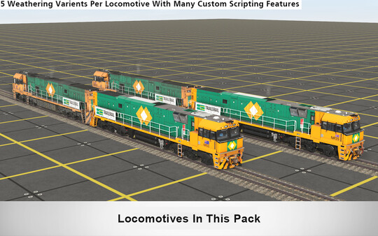 Trainz 2019 DLC - NR Class Locomotive - Trailerail Pack