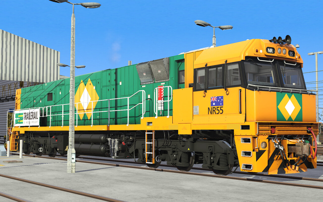 Trainz 2019 DLC - NR Class Locomotive - Trailerail Pack