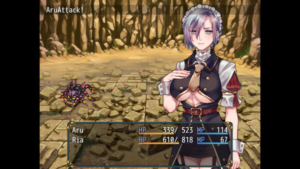 Screenshot z Maid Slaves and Golden Dungeon