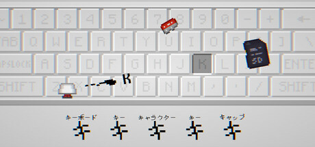 キキキキキ: キーボード·ローグライク