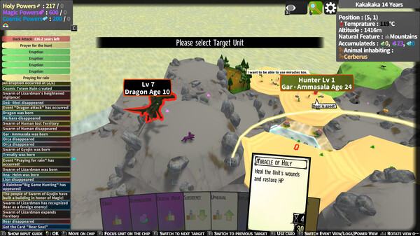 Screenshot z Mini Continental Saga