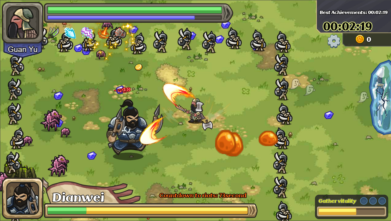 screenshot of 真三国割草 DynastyKick 2