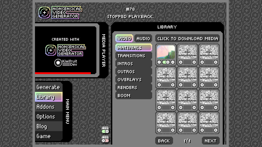 Nonsensical Video Generator screenshot 2