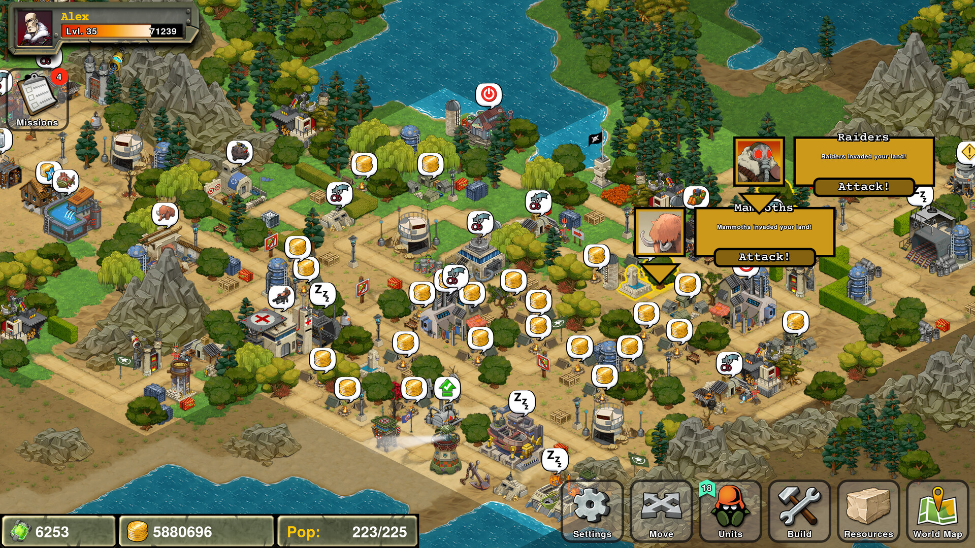 Screenshot of Battle Nations