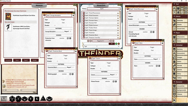 Fantasy Grounds - Pathfinder 2 RPG - Core Rules - Syrinscape Sound Link Pack