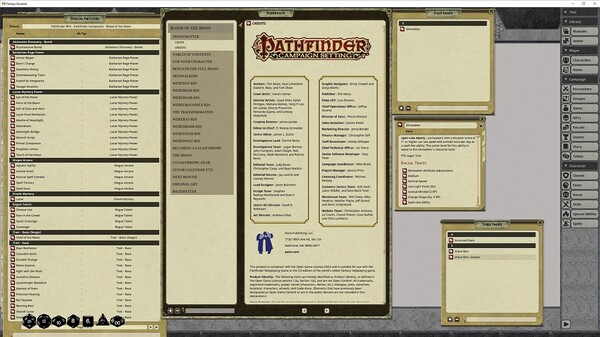 Fantasy Grounds - Pathfinder RPG - Pathfinder Companion: Blood of the Moon