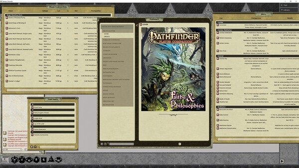 Fantasy Grounds - Pathfinder RPG - Pathfinder Companion: Faiths and Philosophies