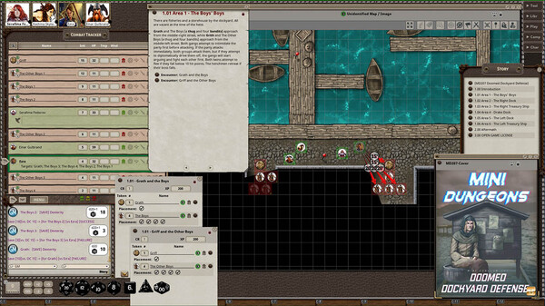 Fantasy Grounds - Mini-Dungeons Bundle #206-210