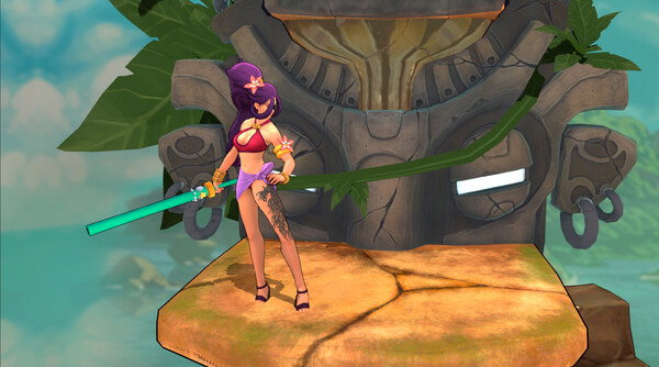 Rushdown Revolt: Pool Party Zhurong screenshot 4