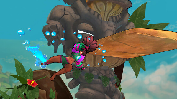 Rushdown Revolt: Pool Party Ashani screenshot 2