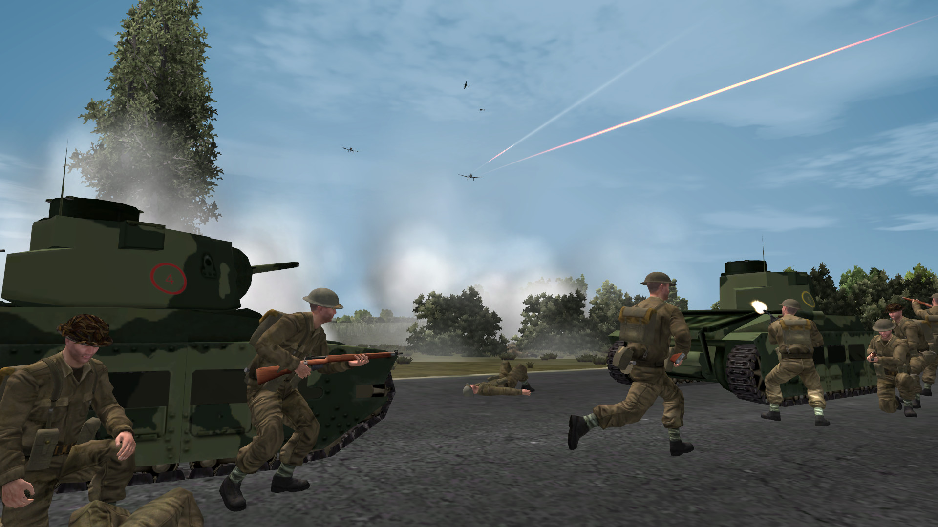 screenshot of WWII Online 2