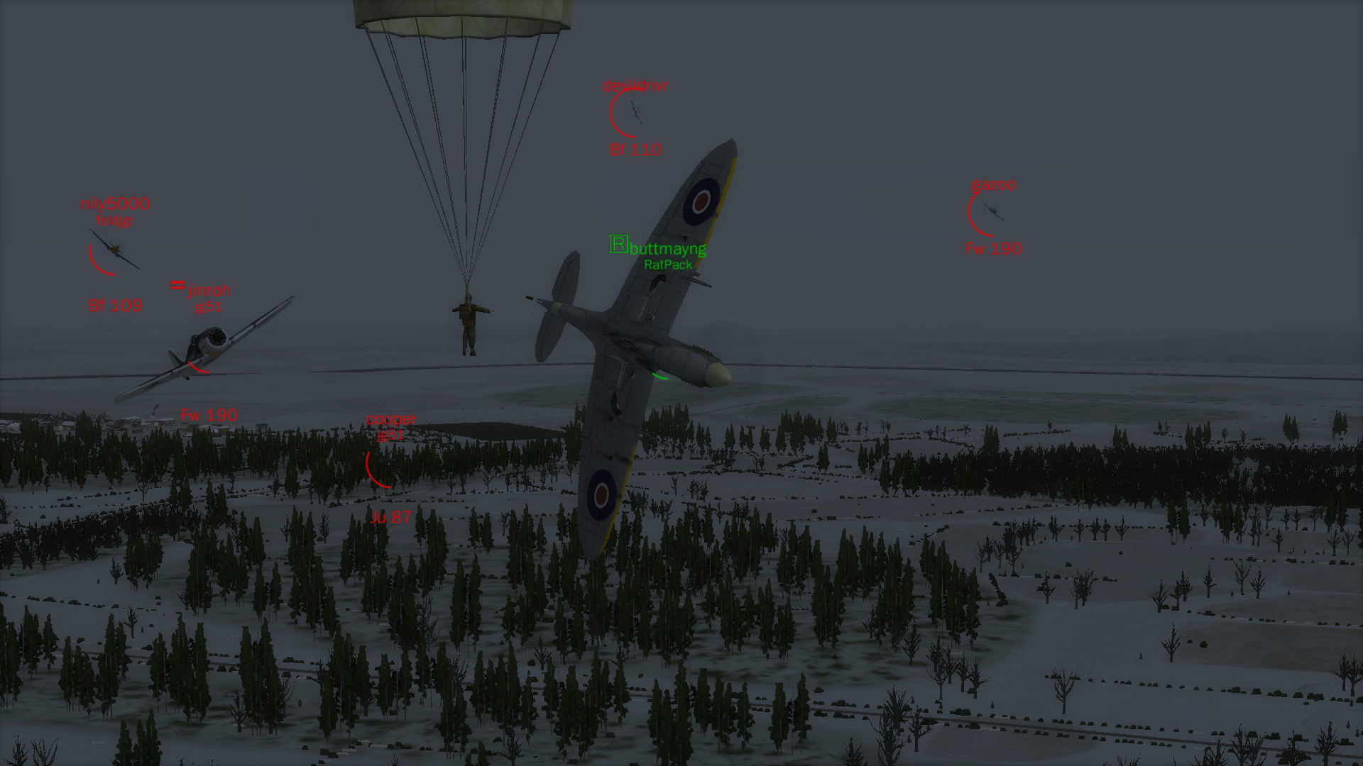 screenshot of WWII Online 4