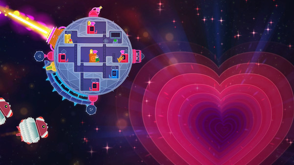 Lovers in a Dangerous Spacetime