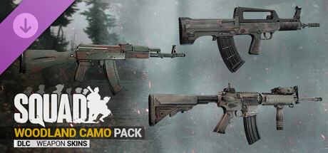 Squad Weapon Skins - Woodland Camo Pack