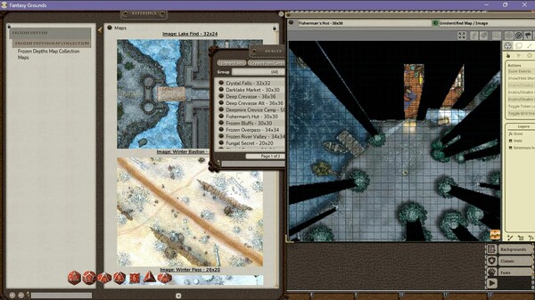 Fantasy Grounds - Frozen Depths Map Collection