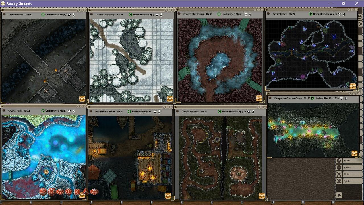 Fantasy Grounds - Frozen Depths Map Collectionのスクリーンショット 1