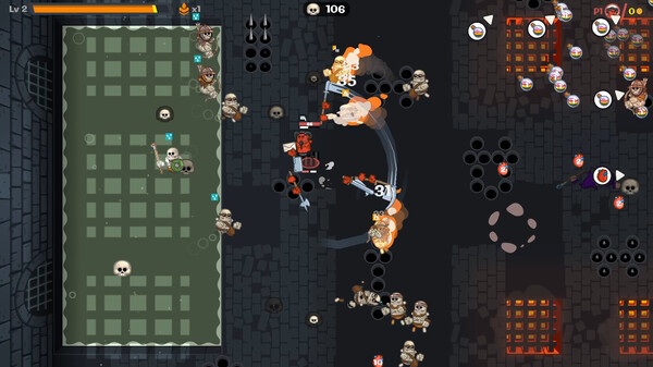 Screenshot z Letter Lancers