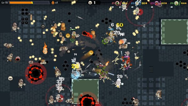 Screenshot z Letter Lancers