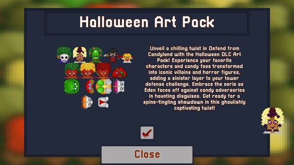 Defend from Candyland! - Halloween Art Pack