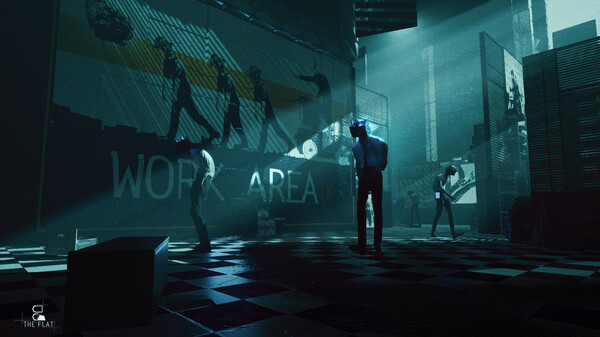 Screenshot of The Flat gameplay showing in-action mechanics