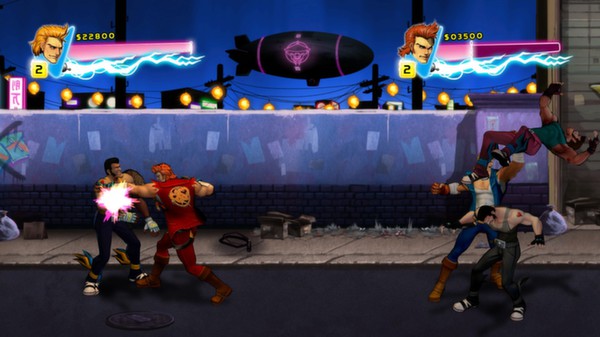 Screenshot z Double Dragon Neon