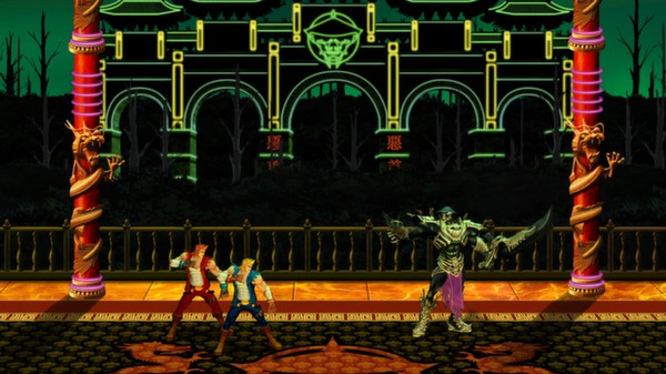 Screenshot z Double Dragon Neon