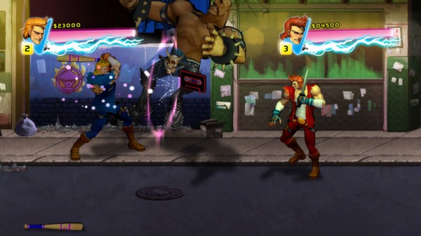 Screenshot z Double Dragon Neon