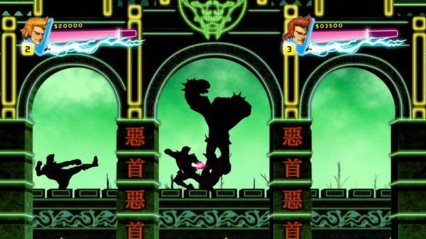 Screenshot z Double Dragon Neon