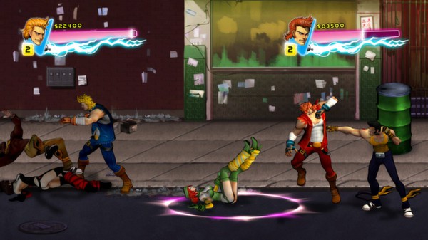 Screenshot z Double Dragon Neon