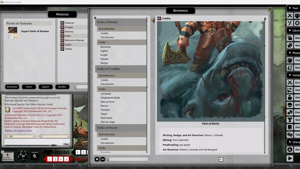 Fantasy Grounds - Shadow of the Demon Lord Expert Paths of Shadow Bundle