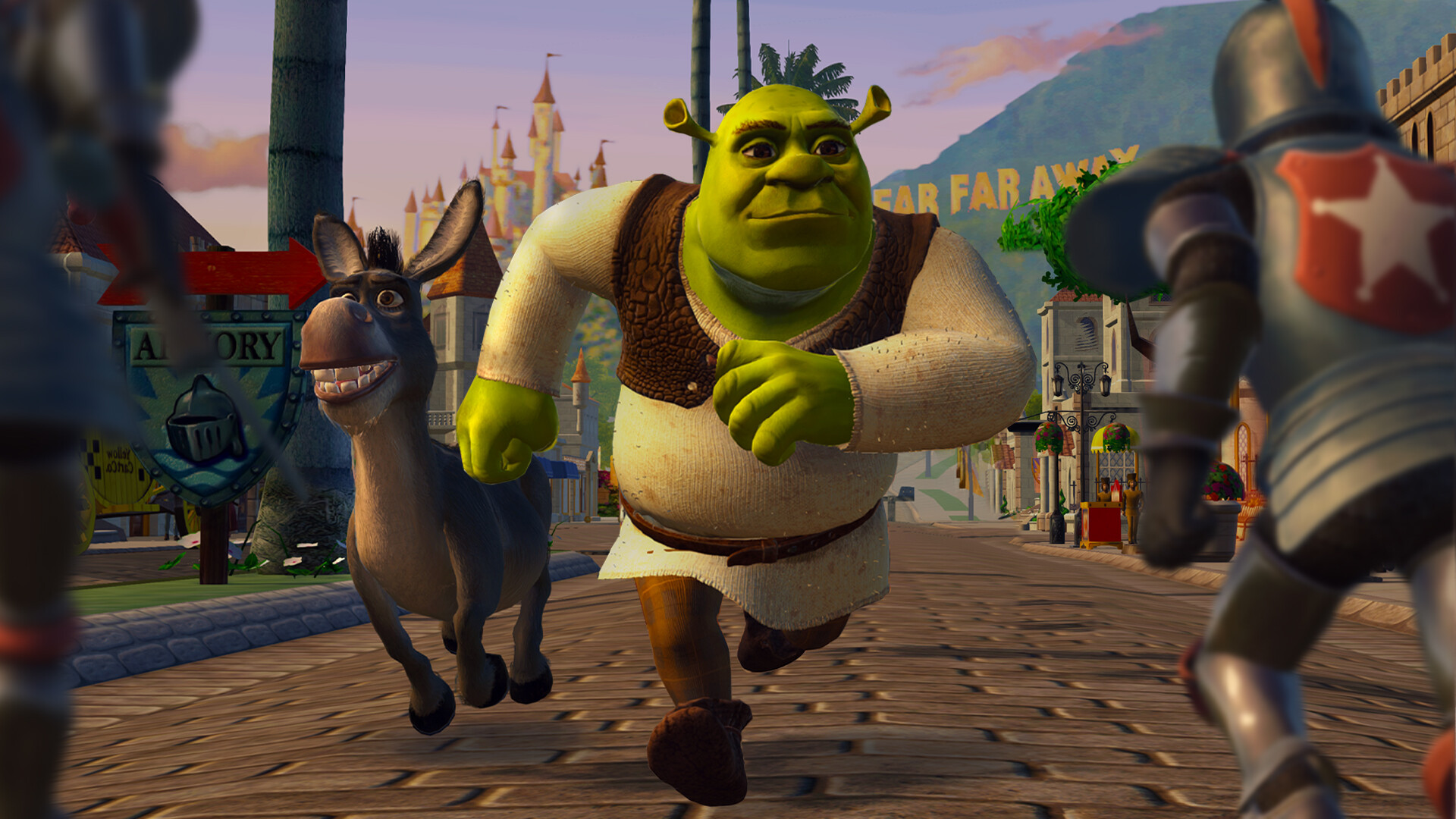 Official gameplay screenshot of DreamWorks Shrek 2 Remastered