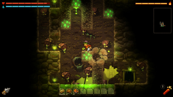 Screenshot z SteamWorld Dig