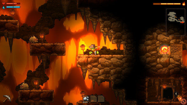 Screenshot z SteamWorld Dig