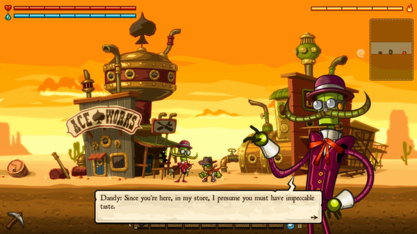 Screenshot z SteamWorld Dig
