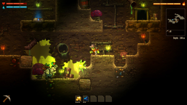 Screenshot z SteamWorld Dig