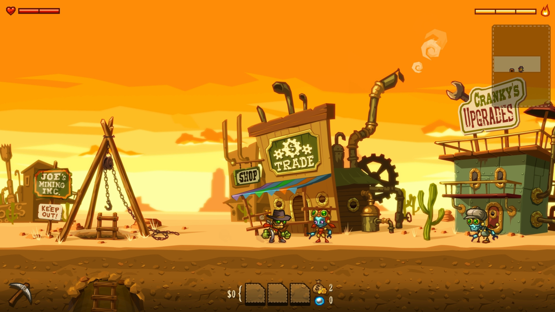 Find the best computers for SteamWorld Dig