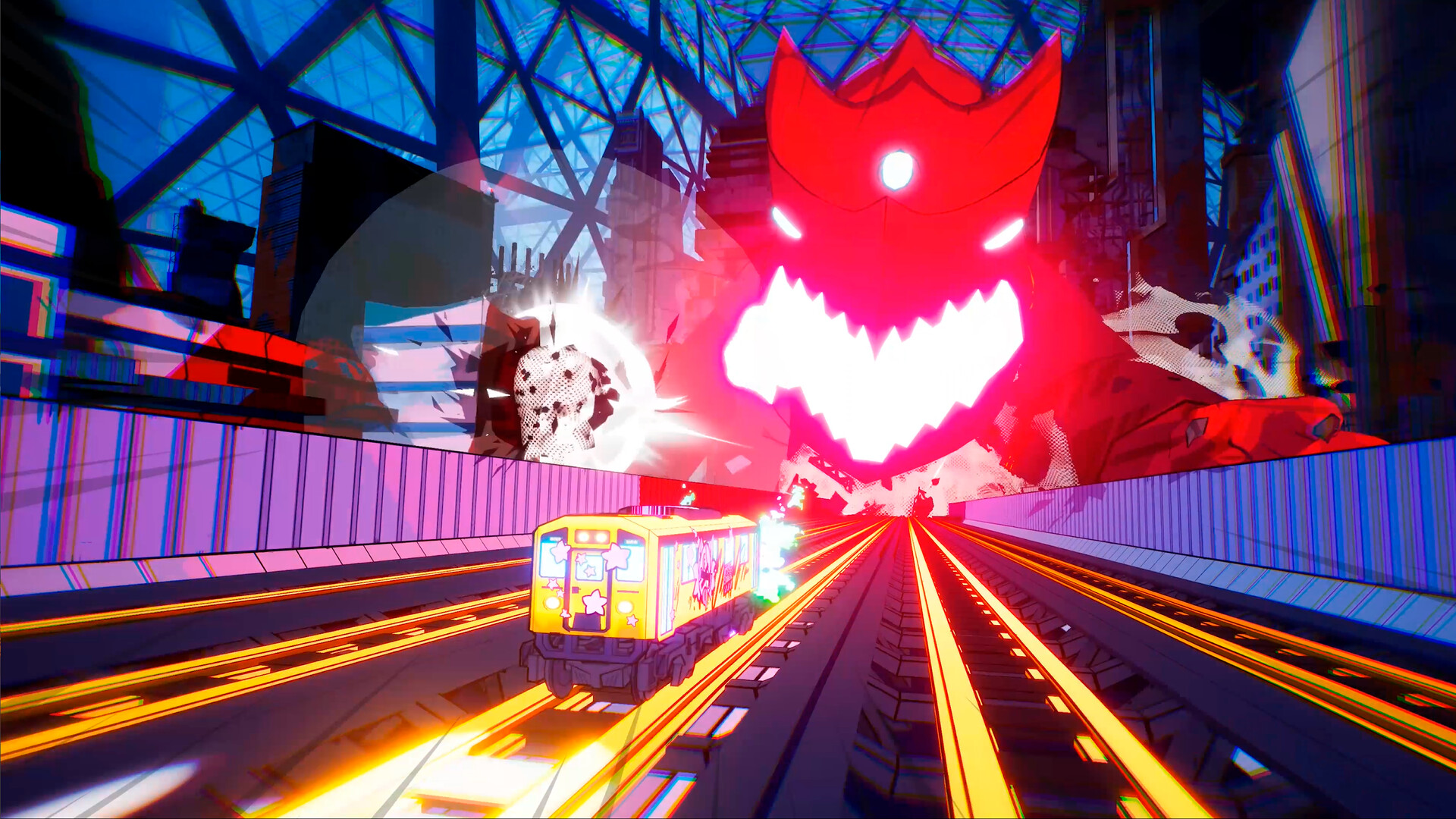 電車アタック ゲーム画面3
