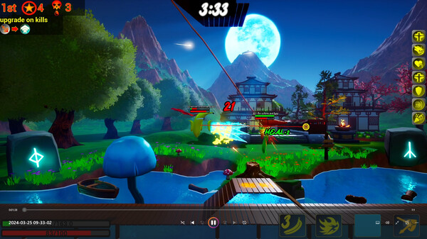 Plants in Rush game for Linux 1