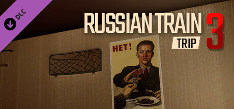 Russian Train Trip 3 - posters in the train car banner image